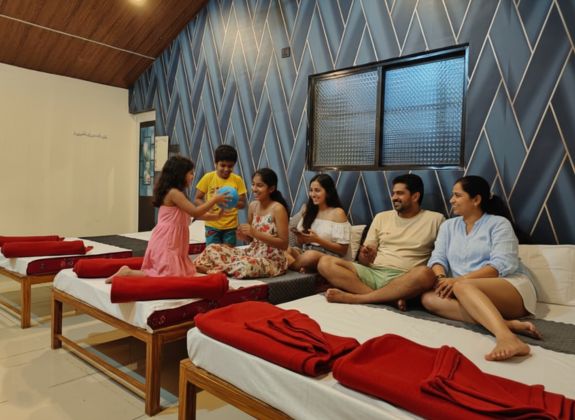 deluxe pool view rooms in [dandeli jungle inn] dandeli